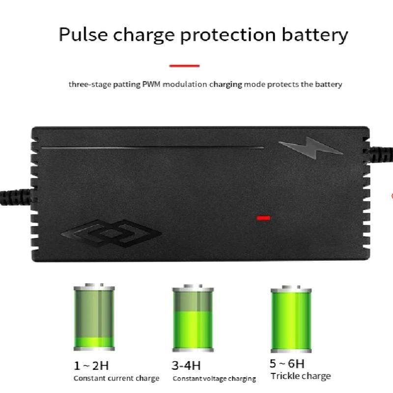 Hot-14.6V 10A Lifepo4 Battery Charger For 12.8V 4S Scooter Car Solar Energy Storage Charger With Fan DC 5.5X2.5Mm