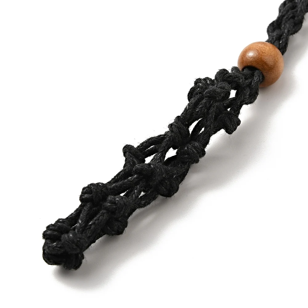 10 Stück geflochtene Wachsschnur für Makramee-Beutel, Halskettenherstellung, verstellbare Holzperlen, mehrfarbig, für austauschbaren Steinschmuck – Detail 25
