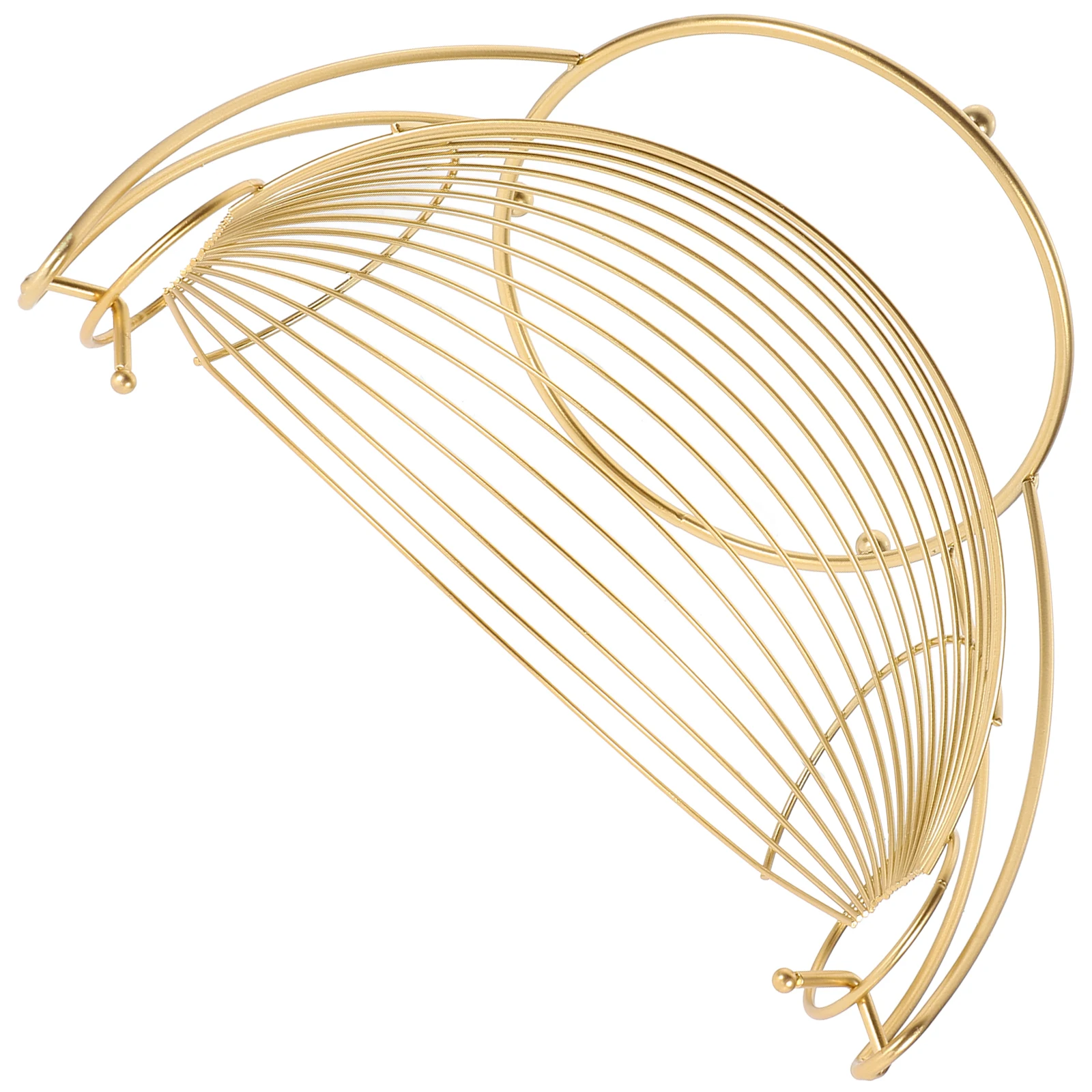 

Hollow Out Metal Fruit Basket Wire Snack Holder for Living Room Bedroom Countertop Storage Vegetable Organizer Reusable Iron