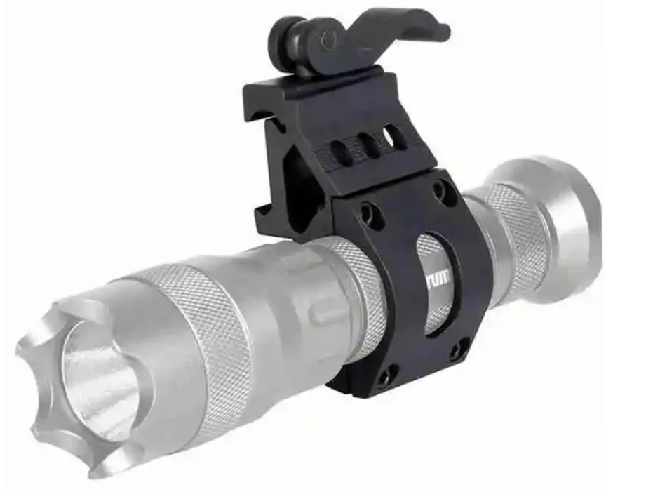 25 mm Zielfernrohrhalterungen, Taschenlampenhalterungen für 20 mm Standard-Picatinny/Weaver-Schiene – Detail 1
