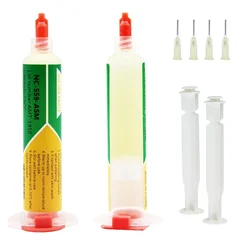 1PC Flux for Soldering Solder Paste Sn42Bi58 NC-559-ASM Welding Flux Welding Flow +Needles Rework Tools Solder Paste