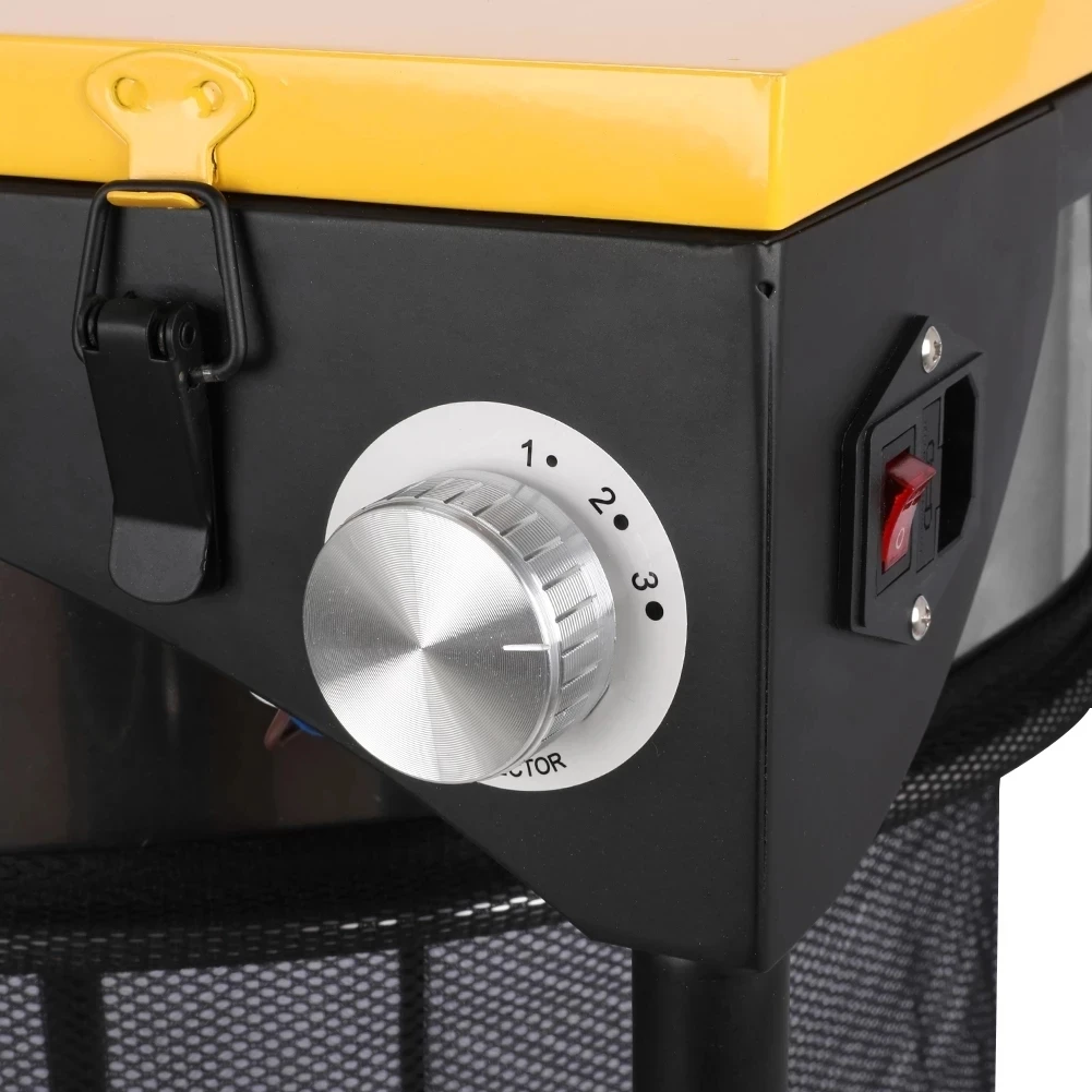 3 Speed Hydroponic Leaf Bud Trimmer Trim Reaper 18" Table Electric Grass Trimmer Machine with 6 Extra Blades