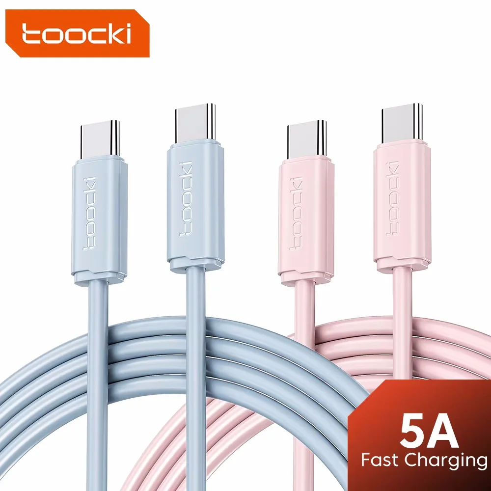 

Tocki PD 100 Вт USB C-кабель 5А Провод для быстрой зарядки для Samsung S23 Huawei Xiaomi 12 11 Тип C Мобильный телефон Кабель для быстрой передачи данных