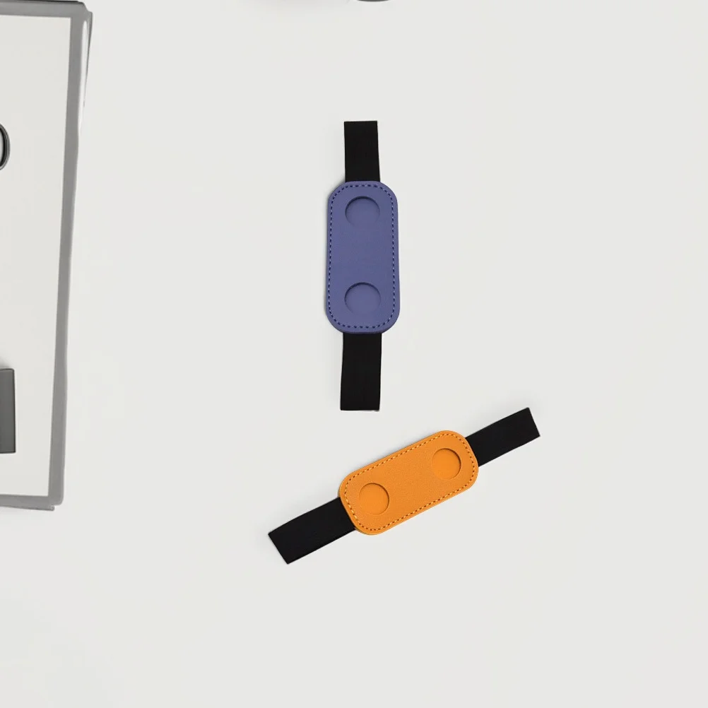 

6Pcs PU Elastic Pen Holder Band Notebook Pen Sleeve Compact Storage Pouch for Planner Journal Traveler