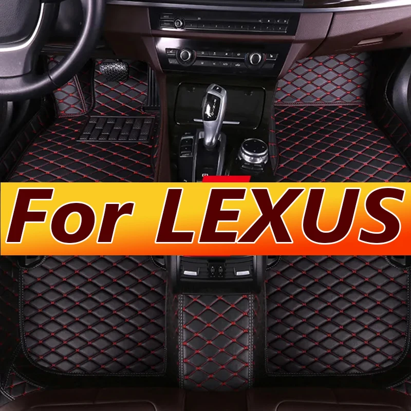 Car Floor Mats For LEXUS GS200T GS450H GX LS LS430 LS460 LS460L LS600H 4seat LS600H 5seat LS350 LS500H LX LX570 Car Accessories