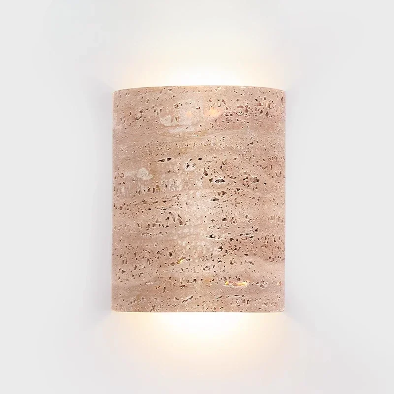 

Vintage Natural Stone Art Decoration Wall Lamp Bedroom Decor Sconce Home-appliance Outdoor Courtyard Waterproof LED Wall Lights