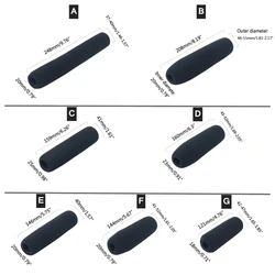 Higher Density Black Sponge Foam  Microphone Windscreen Shrinkage Sponge Cover Handheld Stage Mic Windscreen