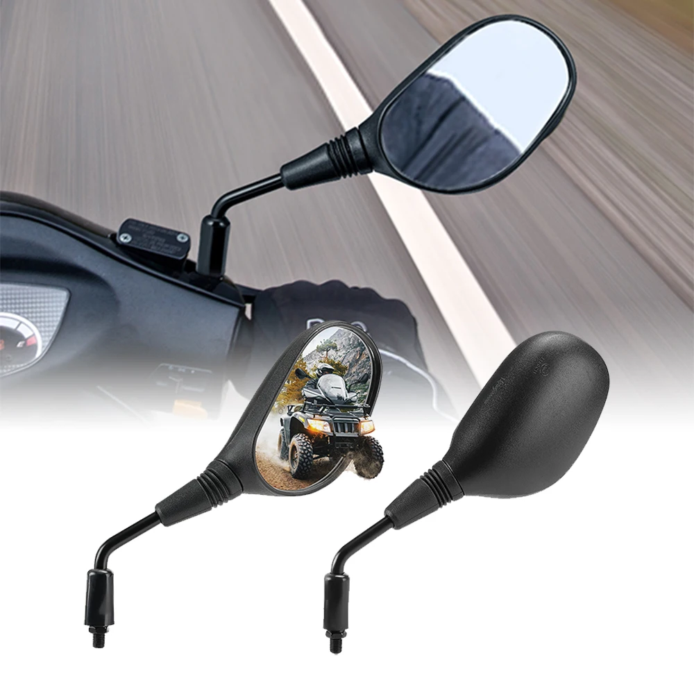 7/8'' Handlebar Mounts Rear View Mirrors Compatible with Polaris Sportsman  400 500 850 for Can-Am DS250 for Yamaha FZ-8