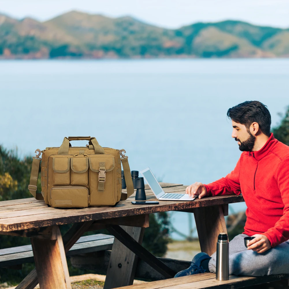 Caminhadas fanny pacote de cintura multi-bolsos tático saco do mensageiro multi-funcional molle para caça escalada ciclismo