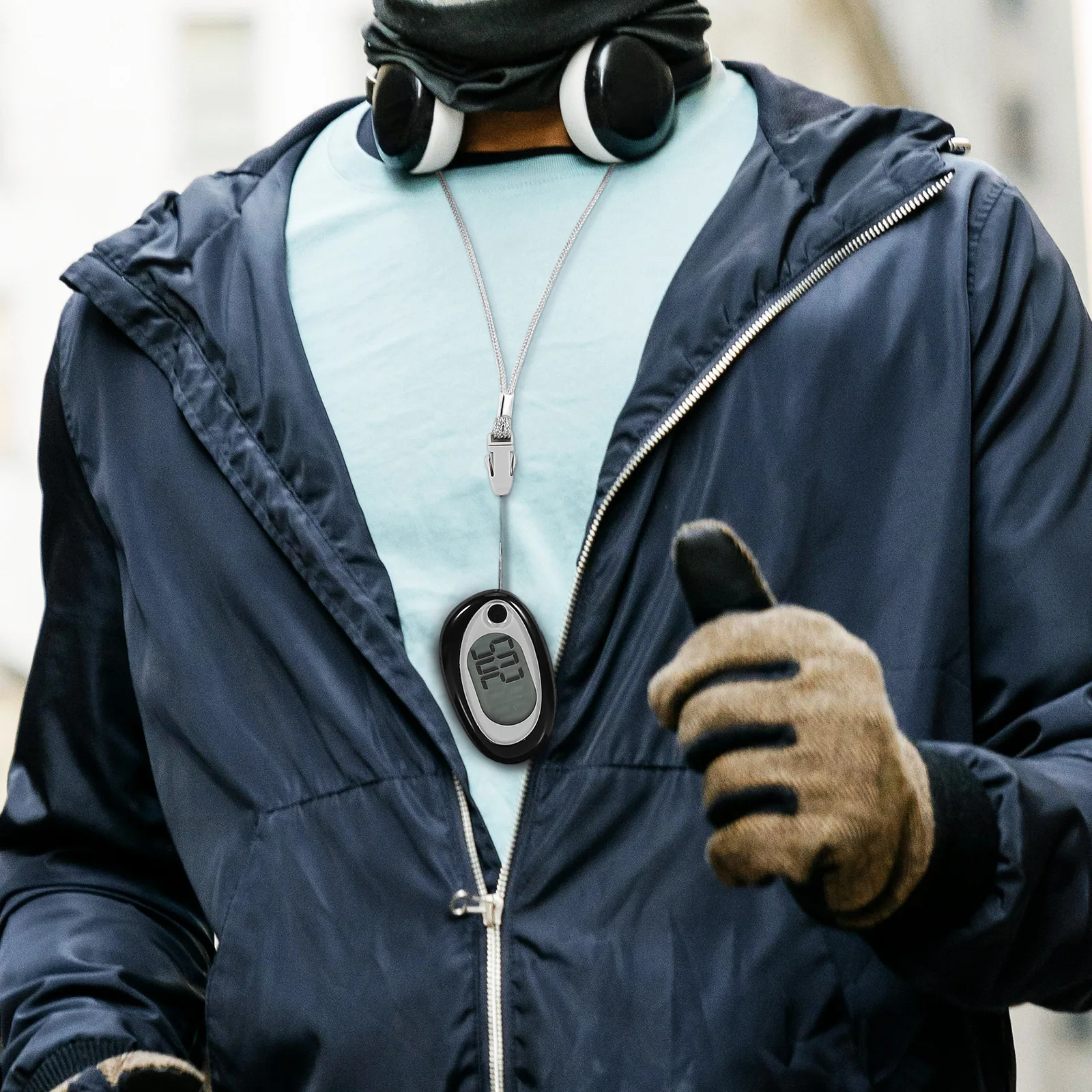 1 stücke Schrittzähler 3D Schrittzähler Für Gehen Genaue Tracking Clip Lanyard Tragbare Sport Fitness Wandern Outdoor-aktivitäten