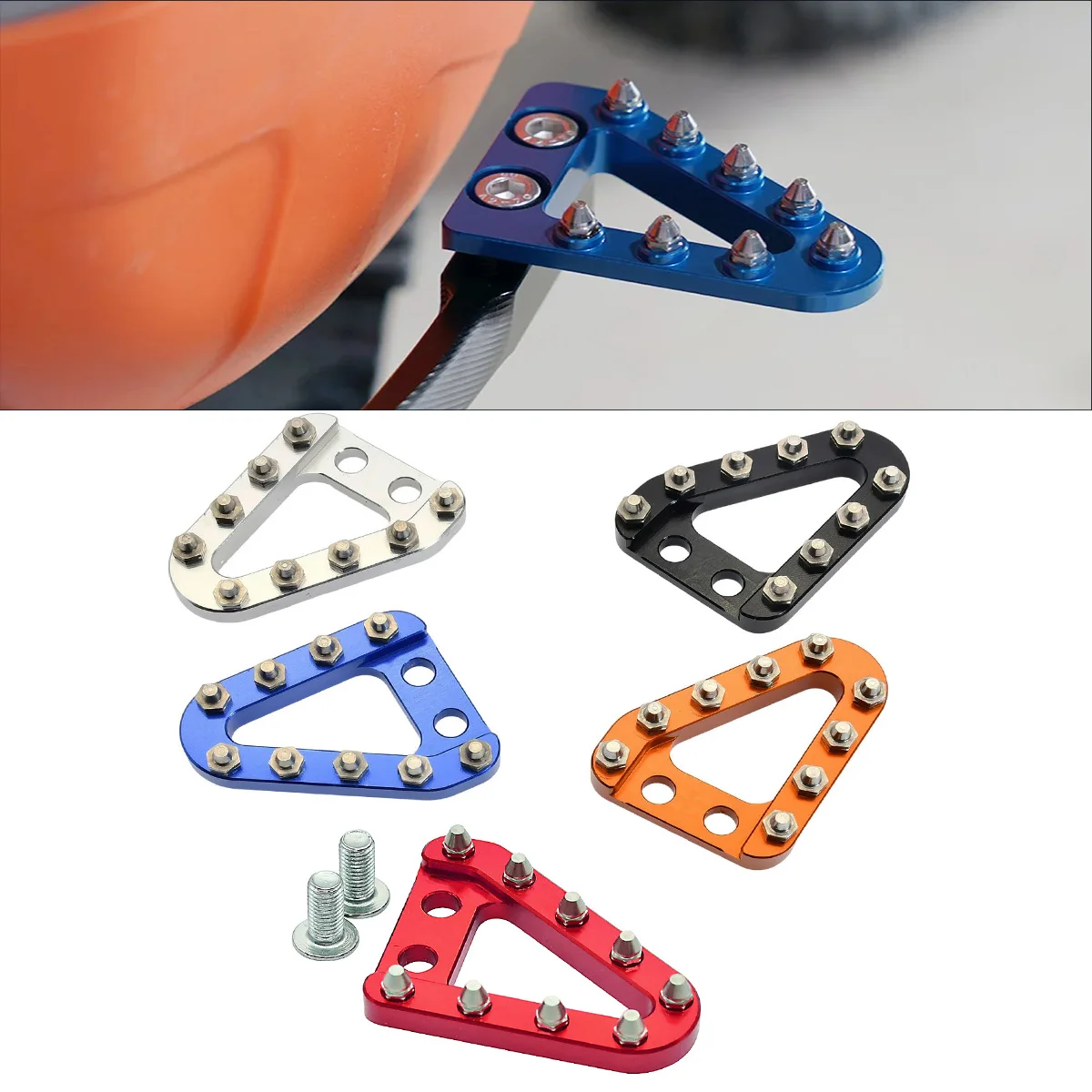 

For KTM SX SXF EXC EXCF XC XCF XCW XCFW TE 2012 2013 2014 2015 2016 Motorcycle Accessories CNC Rear Brake Pedal Step Plate Tip