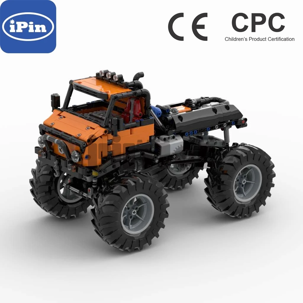 

Moc-59626 Unimog Bigfoot SUV app remote control 986pcs Boy Gift splicing building block technology accessories