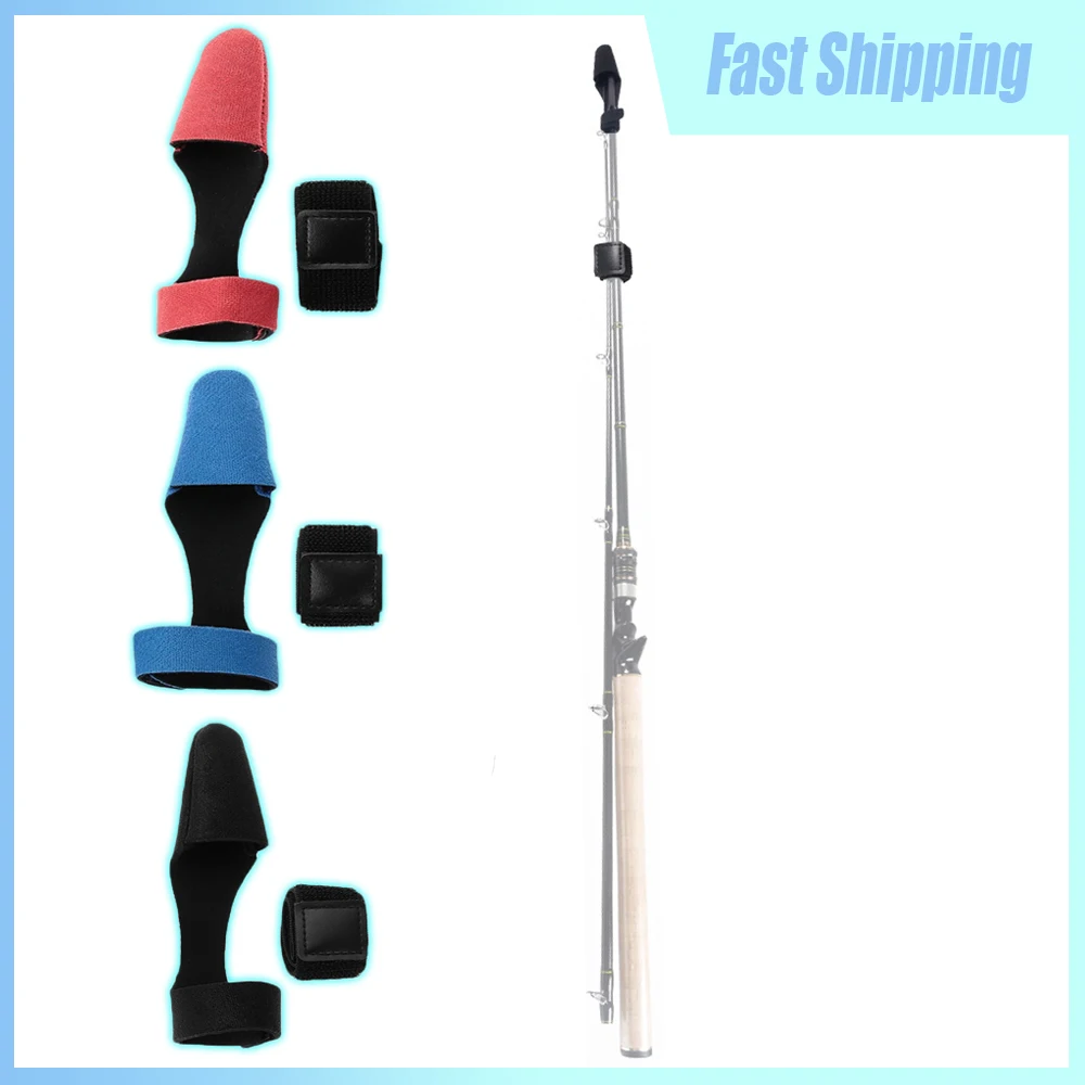 

1 Set Fishing Rod Tip Protective Sleeve Strap Fish Retaining Clip Rod Holder Protector Reusable Fishing Tackle Tool Accessories