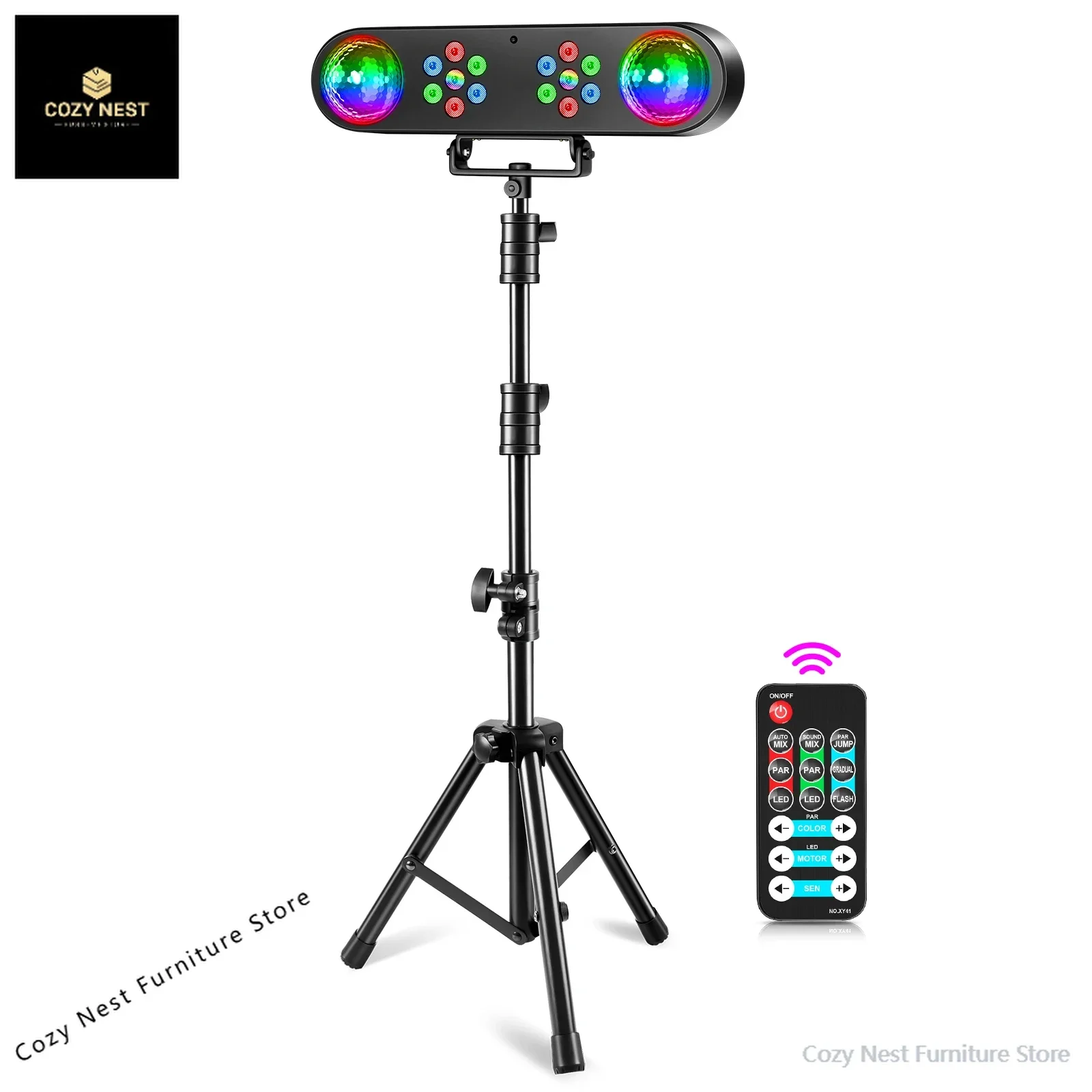 

30 Вт Rgb сценический светильник с дистанционным управлением, церковный бар, свадьба, КТВ, ночной клуб, дискотека, волшебный шар, сценический стенд, эффект света