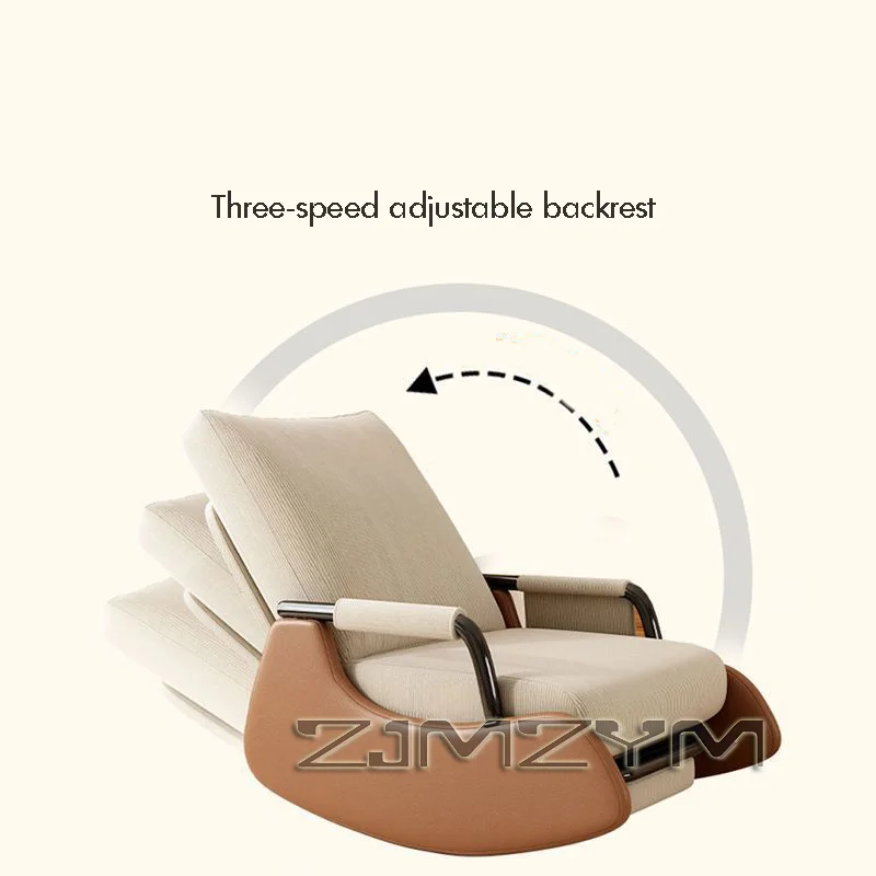 كرسي قابل للطي للبالغين أريكة استرخاء مكتب قيلولة كرسي شرفة المنزلية كرسي متأرجح مقعد استراحة الغداء مريح #5