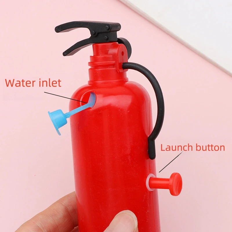 Mini pistola de agua pulverizadora para niños, juguete divertido de 2 piezas para extintor de incendios, piscina al aire libre, playa, Verano