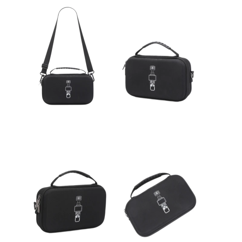 dji-pocket4pro-4-3用ハードシェル大容量収納バッグ-ショルダーストラップ付きでカメラを簡単に持ち運べます
