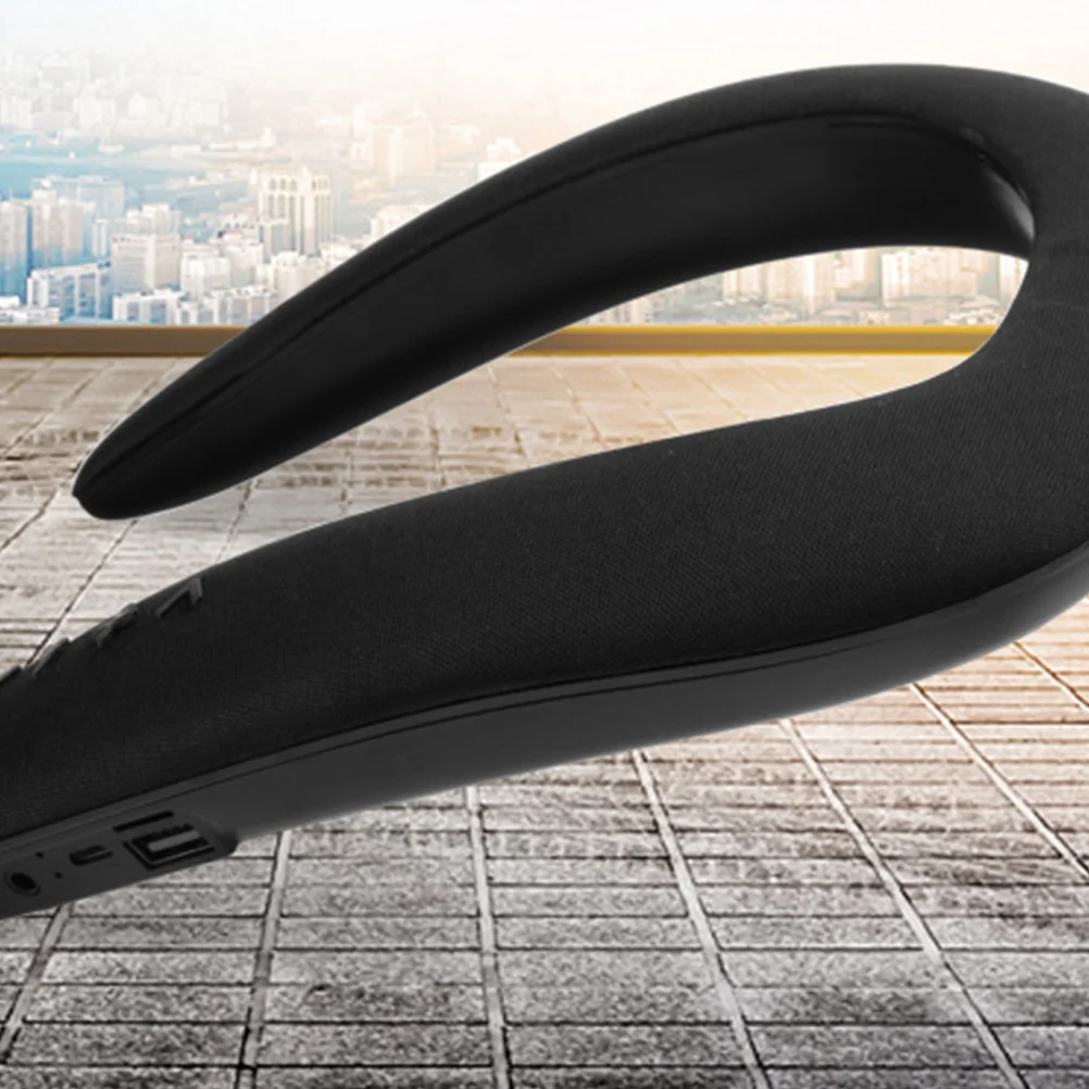 

Speaker Portable Wireless Sound Box Hanging Neck U Shape Stylish Speaker For Music Gaming Calls Playtime