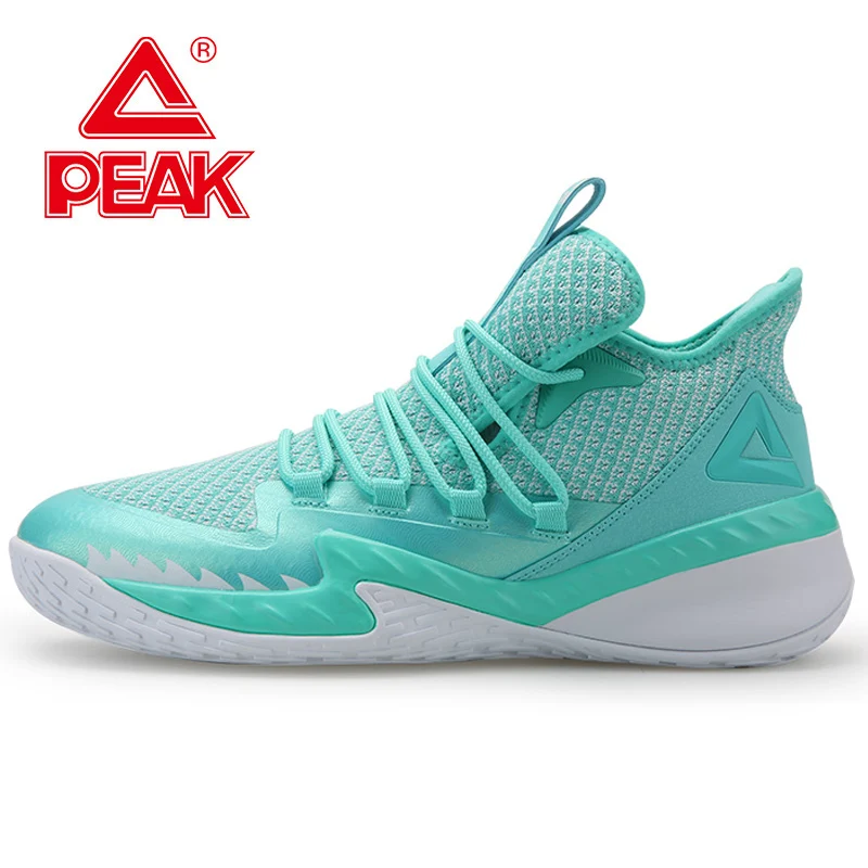 PEAK Men's Basketball Shoes Professional Shock-Absorbing Breathable Gym Non-slip Basketball Footwear Outdoor Wearable Sneakers