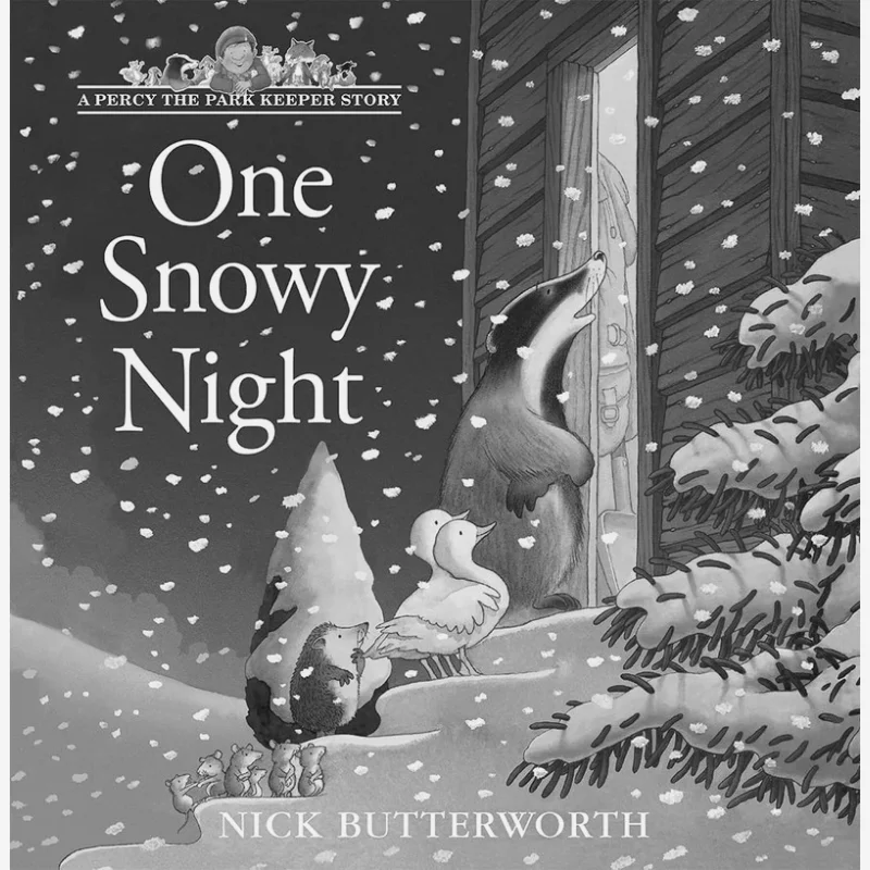 A Percy The Park Keeper Story  One Snowy Night Nick Butterworth Harper Collins UK 9780007146932 Book
