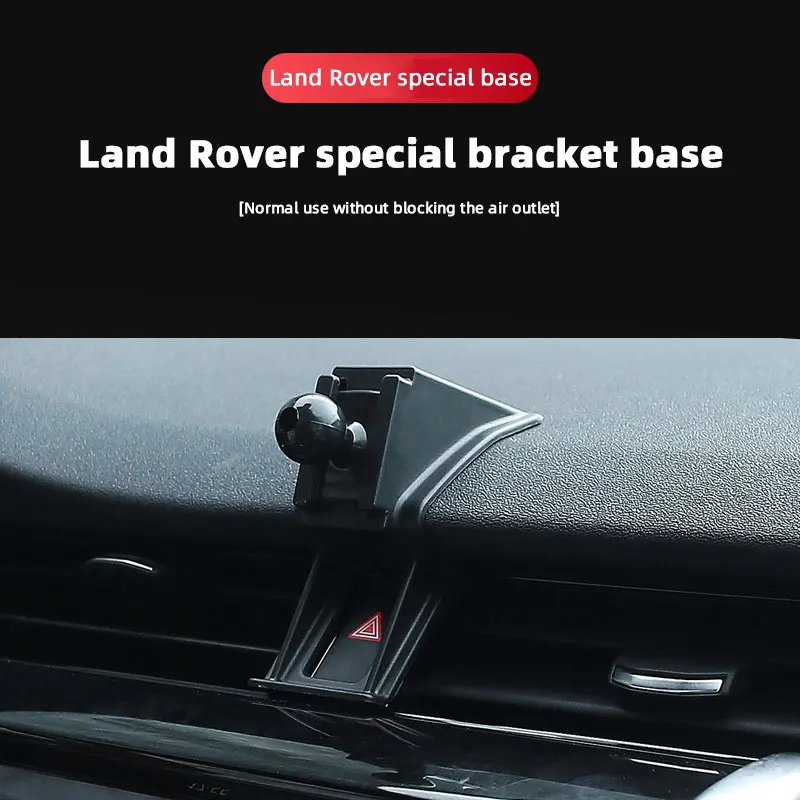 

Special Mobile Phone Holder Bracket Base For Land Rover EVOQUE DISCOVERY 5 RANGE ROVER SPORT VELAR Freelander Stand Fixed Mount