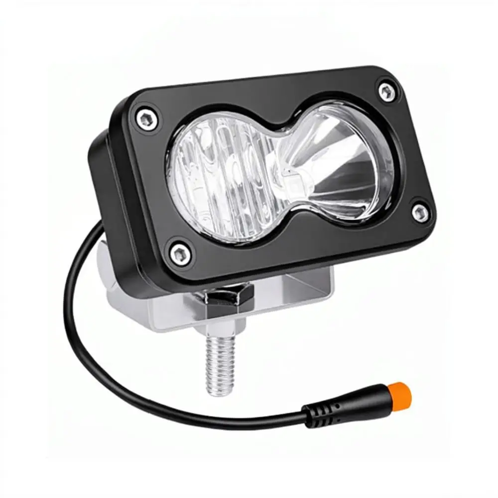 Universal LED Spot Light For Ridstar Q20 Ebike Mountain Bike Off Road Vehicle Exterior Lamp Aluminum Alloy Bright White