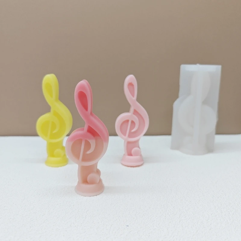 Musical Note Molds Silicone Moulds Scented Resin Casting Molds Handmade DIY Clay Molds Table Decorations