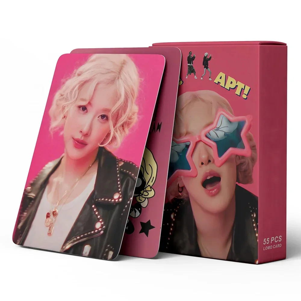 Kpop 55Pcs/Box APT Solo Photocards Lomo Cards Photo Card for Fans Collection