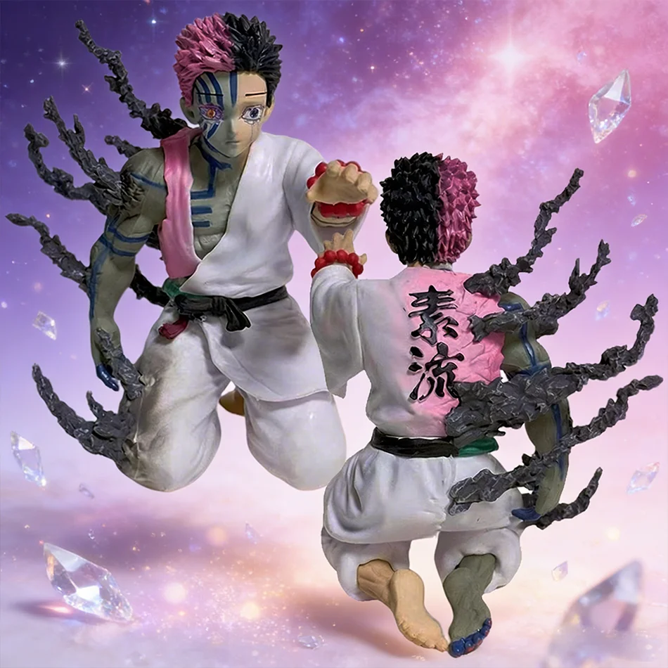 Nueva figura de tres hermanos de Anime de moda más vendida, nuevo modelo de Pose de rodillas, adorno, Material de PVC, decoración periférica