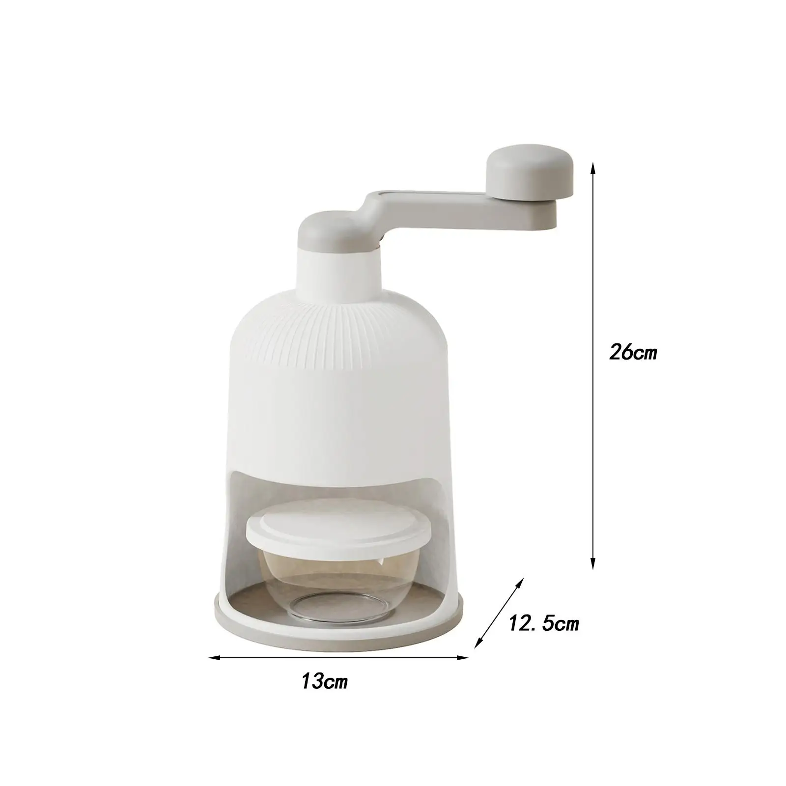 주방용 경량 수동 회전 얼음 분쇄기, 가정 정원용 제빙기
