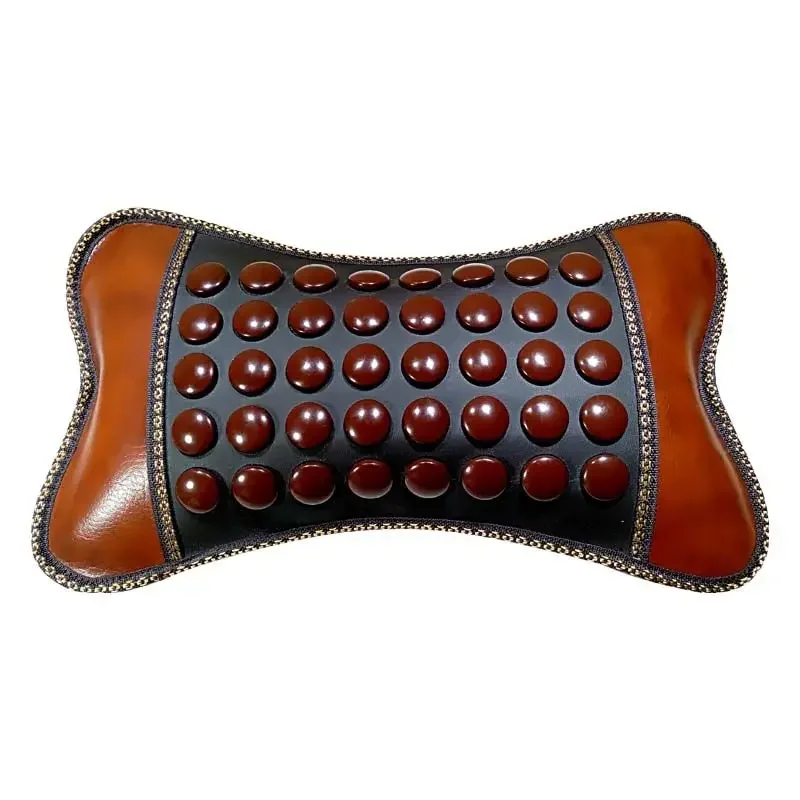 Electric Jade Heating Pillow NeckMassager Natural Tourmaline Germanium Stone Jade Cervical Pillow Relieve Insomnia&Pains Fatigue