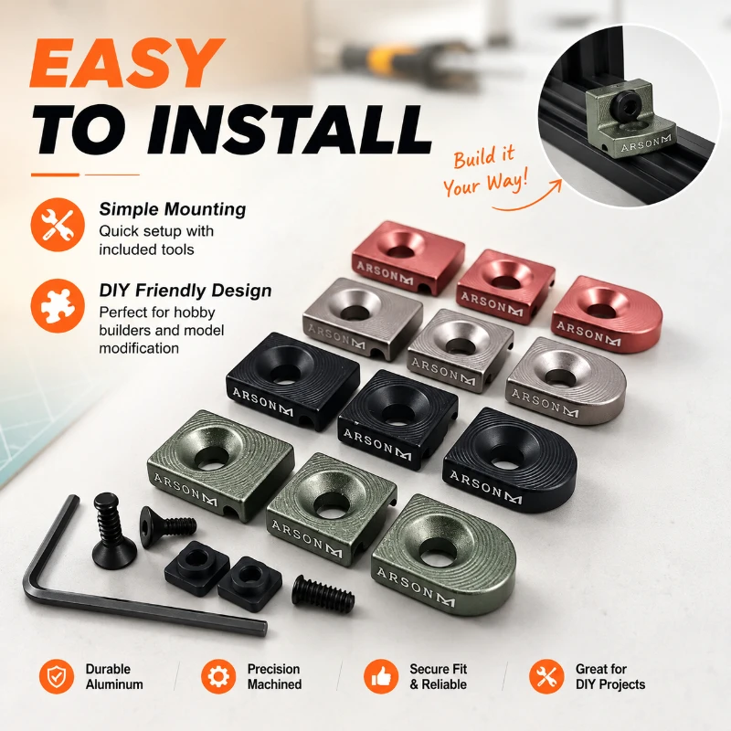 Anti-oxidation Aluminum Cable Mount Bracket Four Popular Color Selections Hobby Desktop Equipment Wire Organizer Fittings
