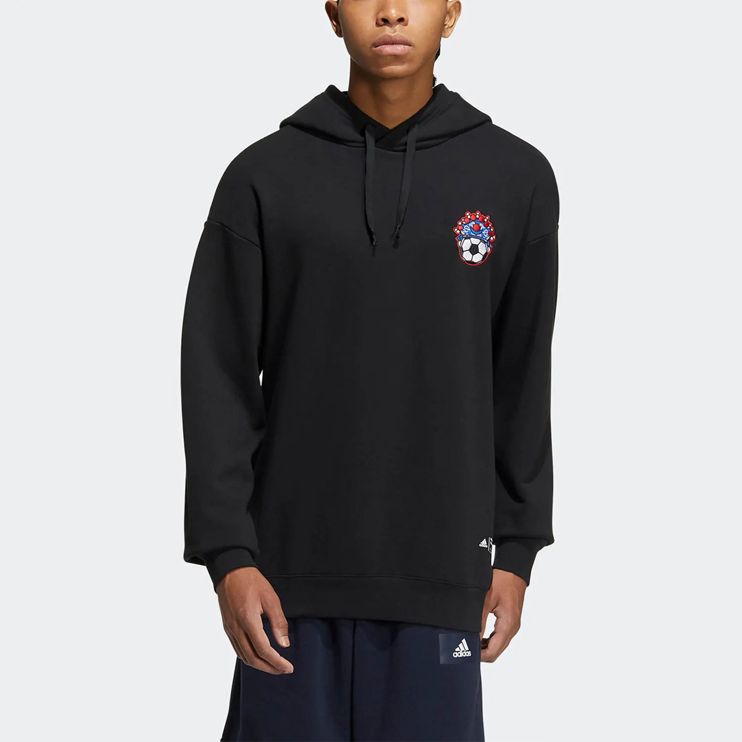 

Adidas genuine seasonal casual and comfortable men's and women's sports hooded sweatshirt IB2778