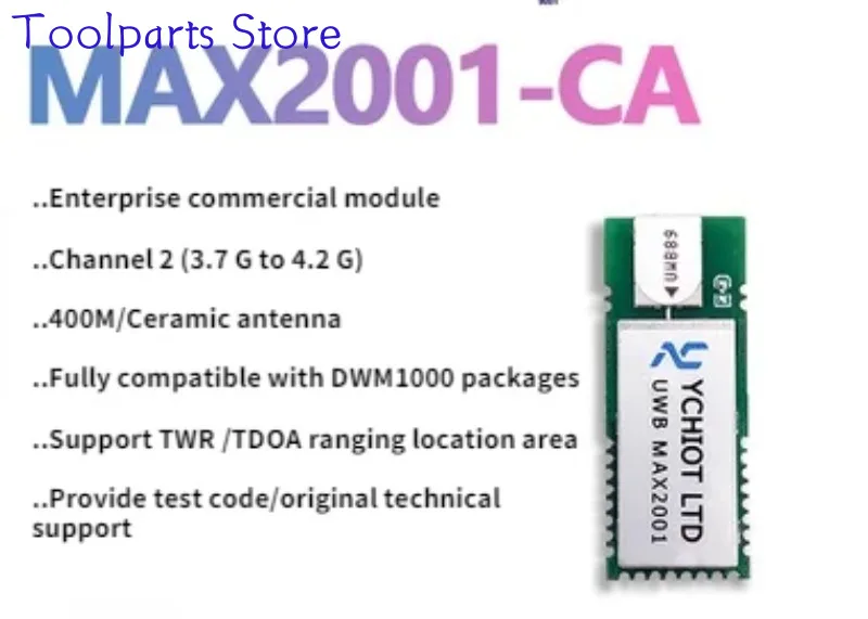 UWB Indoor Posicionamento Módulo Remoto, Alta potência UWB Max2001 Módulo, Compatível com DWM1000