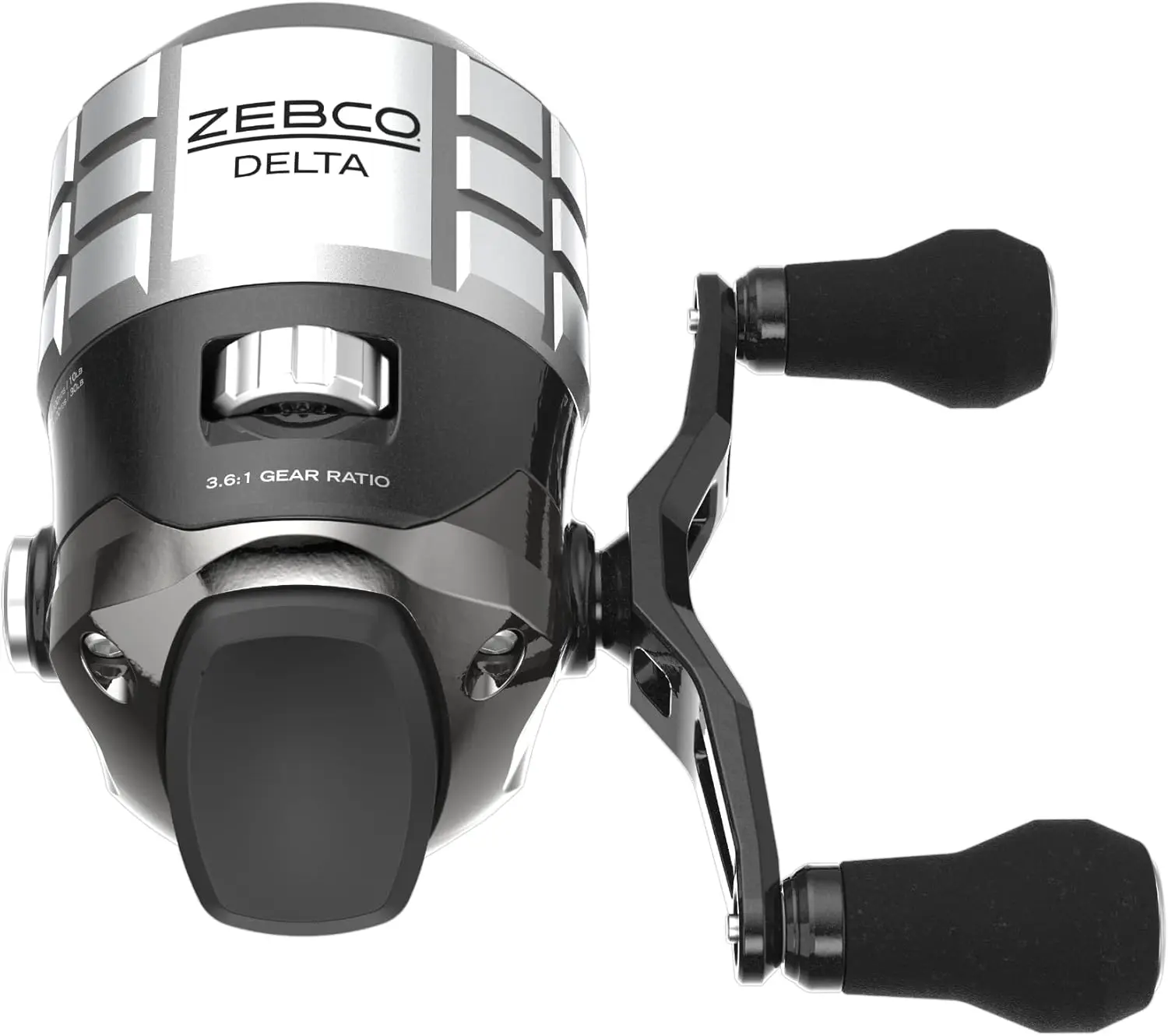 Delta Spincast Fishing Reel, Instant Anti-Reverse Clutch, All-Metal Gears, Changeable Right- or Left-Hand Retrieve