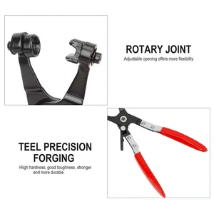 أداة إزالة أنابيب مياه السيارة ، كماشة الخرطوم ، مقبض أكثر سمكا ، إزالة وتثبيت الحلقة ، مقاطع سائل تبريد الوقود أفضل 6 مبيعا مقطع تبريد - No3