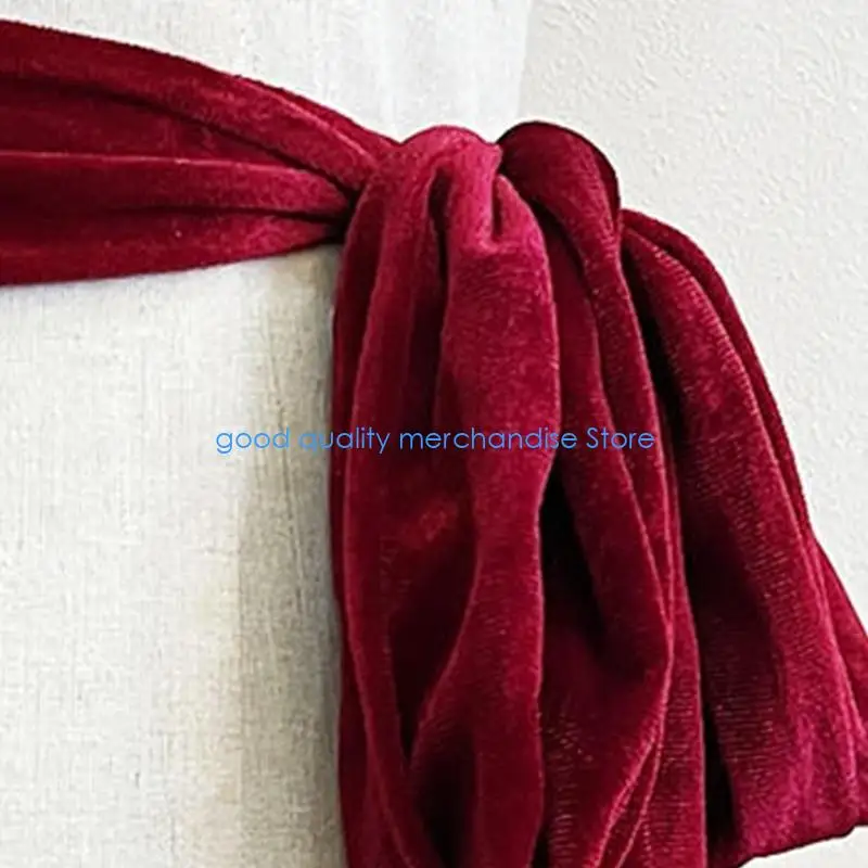 

Y5JD Тонкий бархатный регулируемый ремень с длинным поясом Минималистичный стиль Формальная повседневная одежда