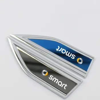 2 ks listových štítků karoserie, boční dveře, dekorativní pro Smart Fortwo Forfour 453 451 450, příslušenství pro auto, dekorativní cedule 8 nejlepší prodej příslušenství Smart Fortwo - №7