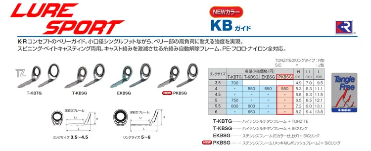 FUJI Titannium Frame10pc Set TORZITE Ring TLRVTG10 TKBTG TKTTG TKGTT SIC Ring TLRVSG10 TKTSG TKBSG TKGST Rod Building Component