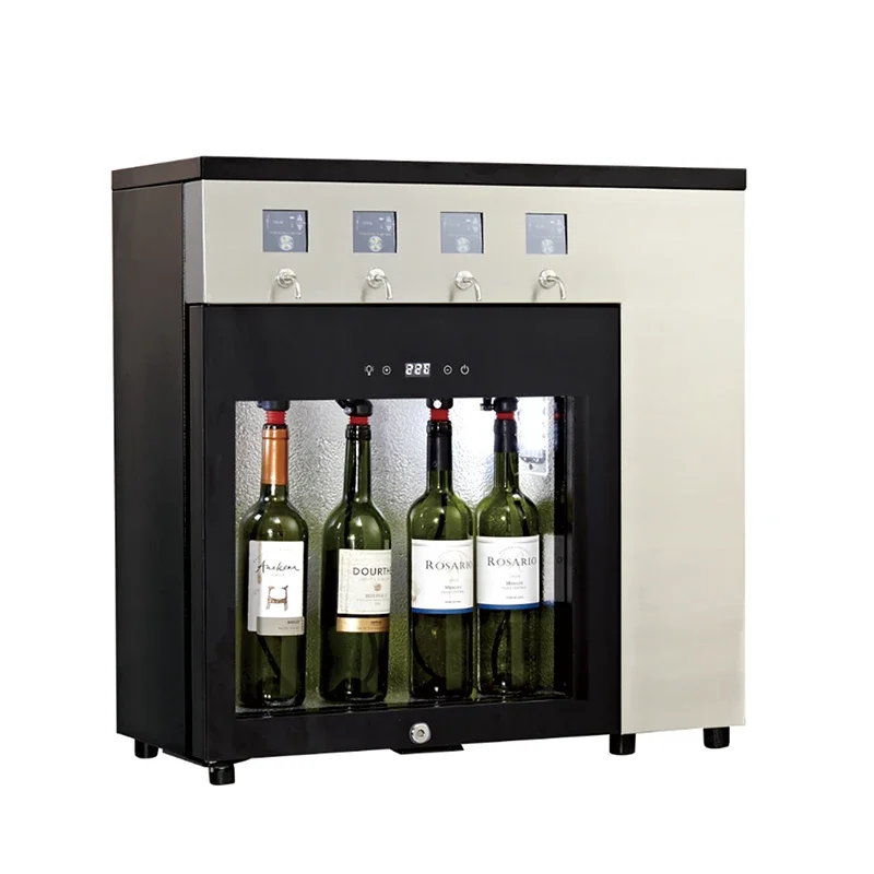 Wine Cooler Automatic Compressor 4 Bottles Wine Dispenser