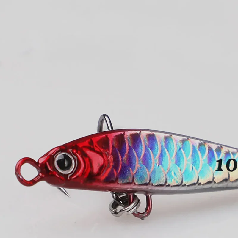 OUTKIT 1Pcs Metal Jigbait Spinning Lure 10g-22g Sea Fishing Bait Trolling Jigging Wobbler Laser Cover Drager SinKing Pencil