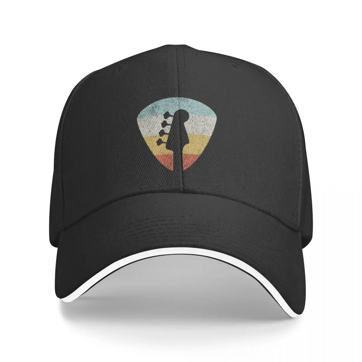 

Retro Bass Player Guitar Pick Baseball Cap Horse Hat Snap Back Hat Hip Hop Woman Hats Men's