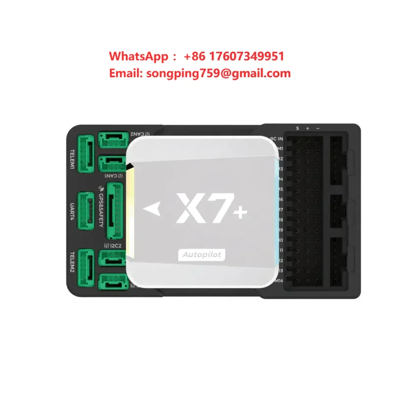 CUAV X7+ Flight Controller NEO3 Pro GPS Plastic Remote Control Pixhawk 4 1.12.3 4.10 ArduPilot UAV Done Accessories ZLD