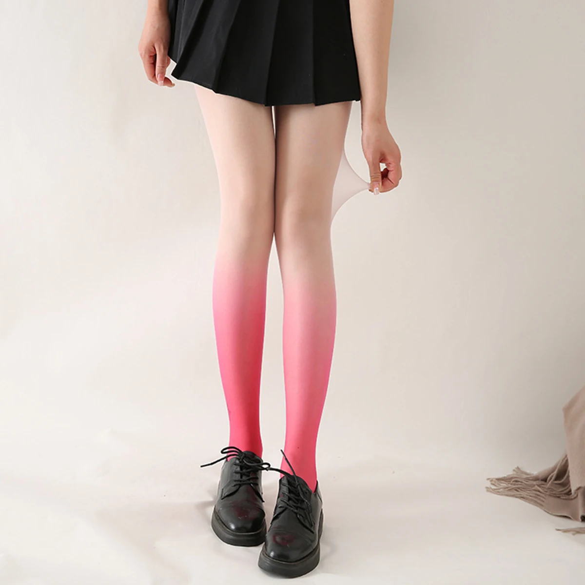 

1 шт. женские сетчатые колготки Ombre, утягивающие колготки с высокой талией, эластичные тонкие чулки для модной и повседневной носки