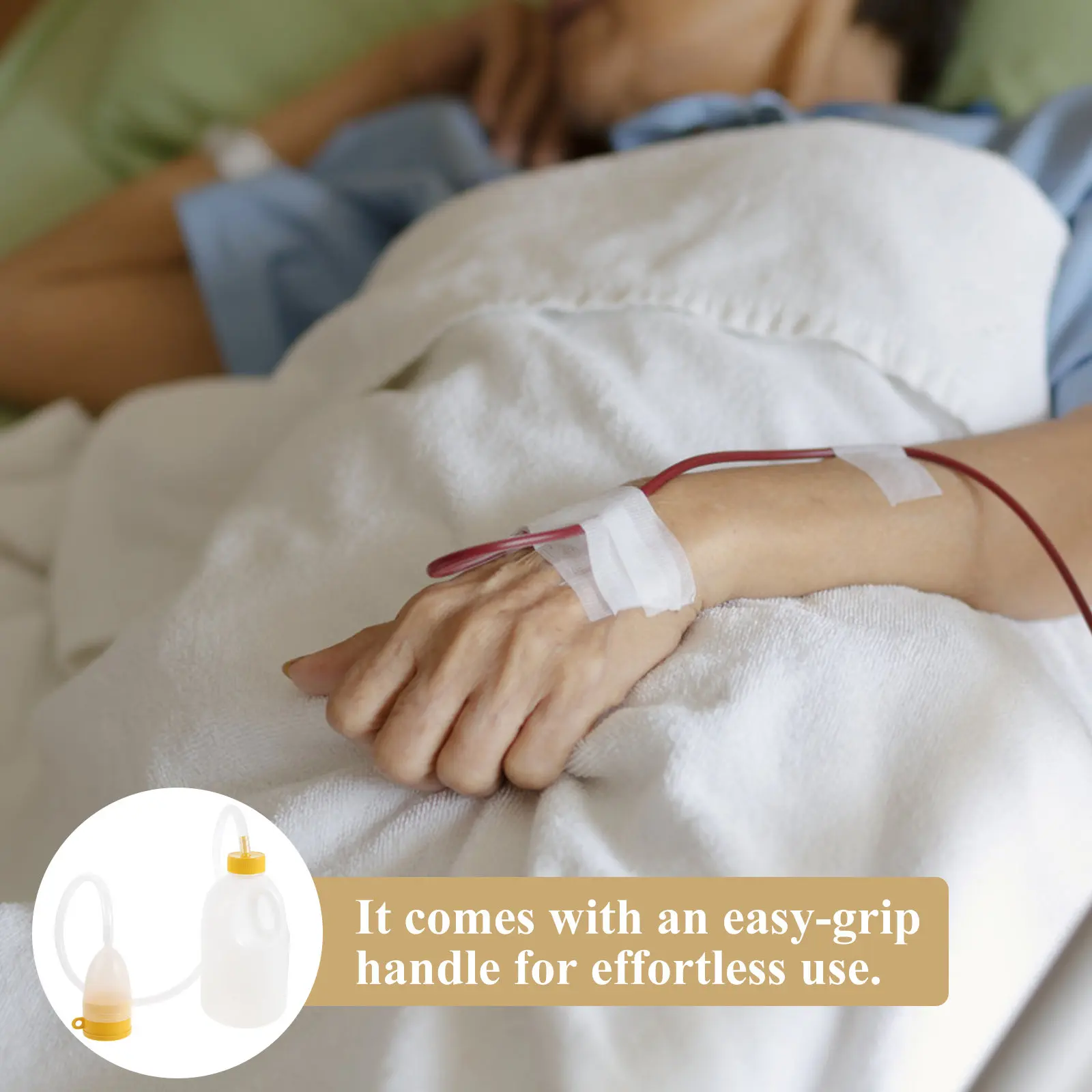 

1Pcs 1700Ml Medical Grade Portable Urinal with Measuring Scale Easy Clean Design for Hospital Home Long Distance Driving Camping