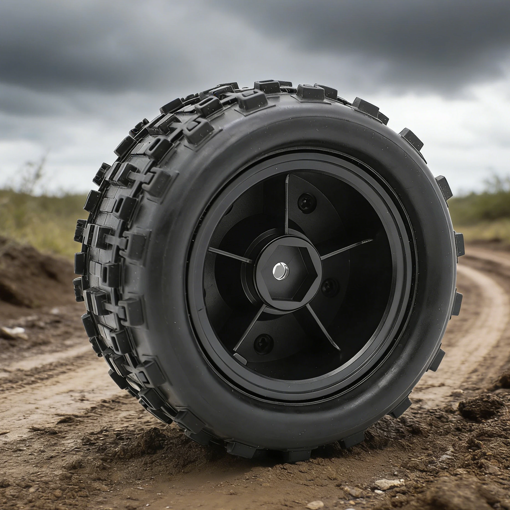 4Pcs YSIDO 85mm 12mm Hex Rubber Skidproof Tires Wheels  for RC Off-road 1/12 1/14 1/16 Wltoys 144001 124018 Hyper Go 14210 Parts