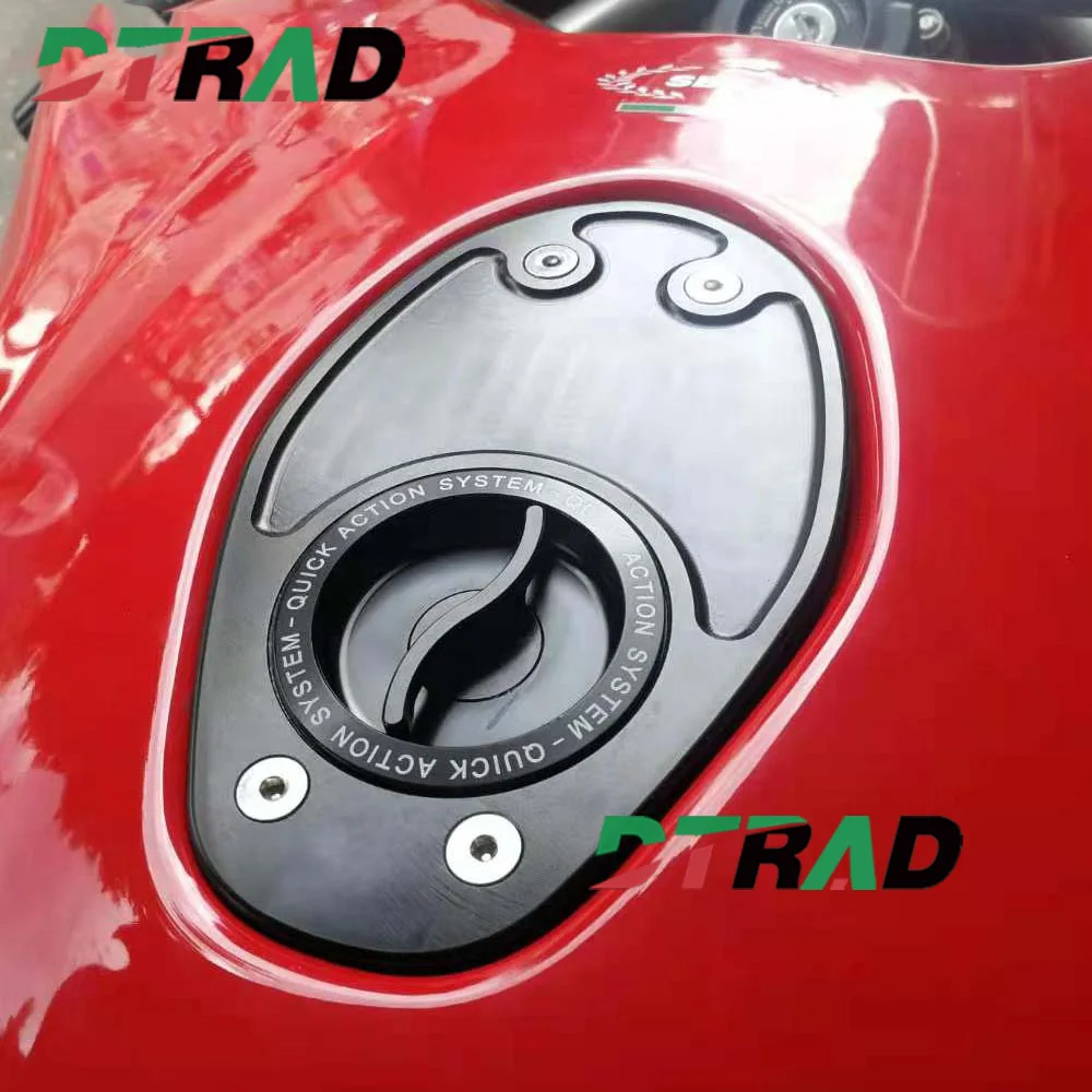 Motorcycle CNC Keyless Fuel Tank Cap For DUCATI MULTISTRADA SPORT 1000/S GT1000 Quick Release Gas Oil Filler Cover Accessories