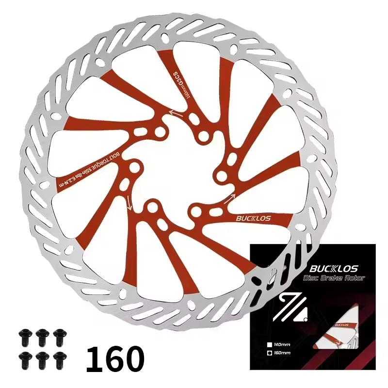 BUCKLOS Ultralight MTB Bike Hydraulic Disc Brake Rotor 160/180/203mm Mountain Road Racing Bicycle Brake Disc with 6 Free Bolts - Image 27