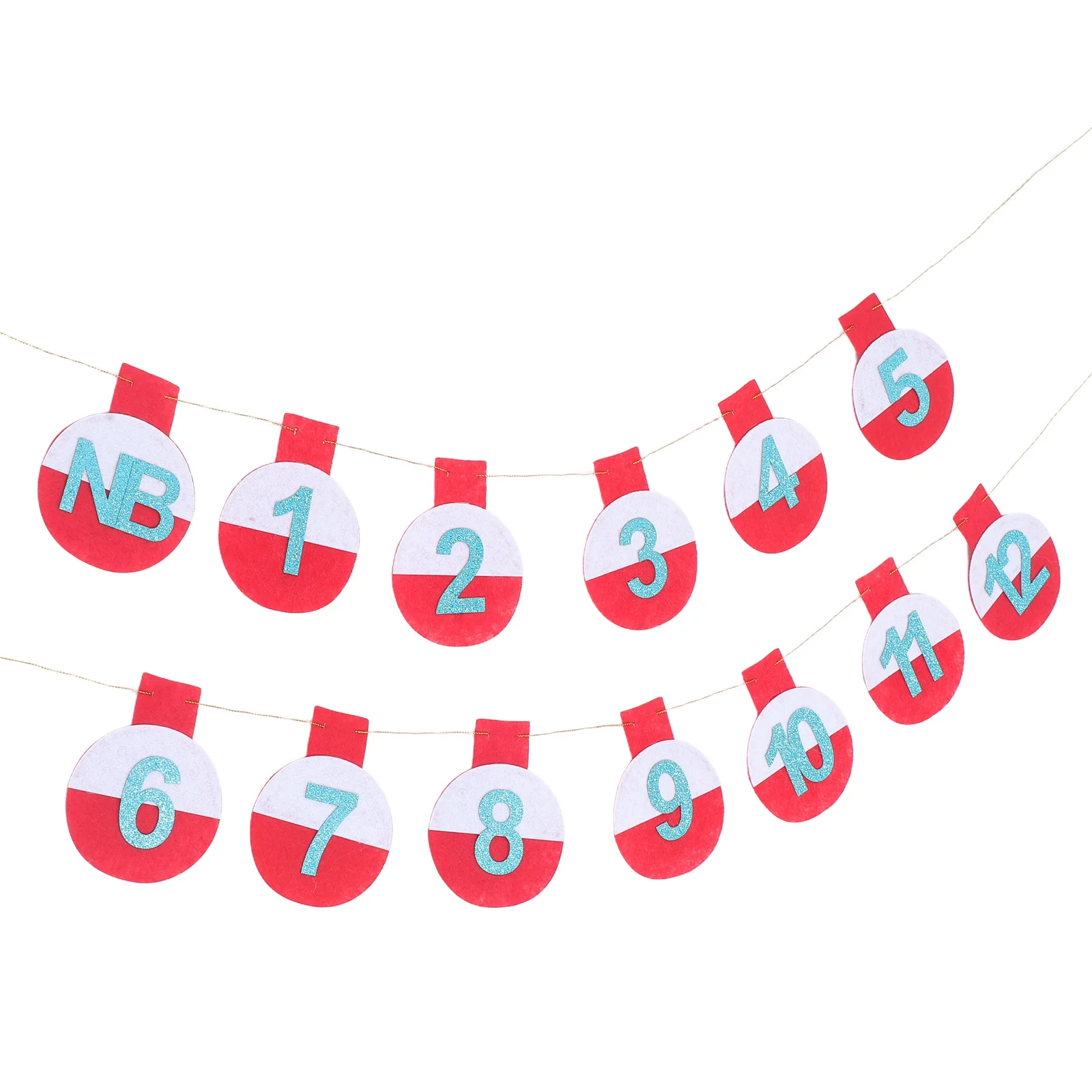 

Number Clamp Birthday Banner Hanging Pull Flag Party Decoration Birthday Party Banner Indoor Outdoor Use Pull Flag