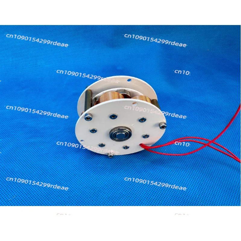 20W Disc Alternator, 65x25mm Low RPM High Power Permanent Magnet Generator, Multi Pole Core